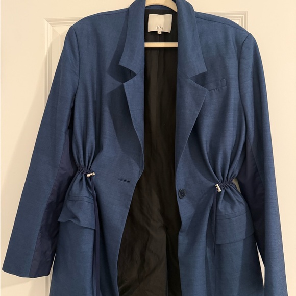 Tibi Jackets & Blazers - Tibi Navy Blazer with Adjustable Waist